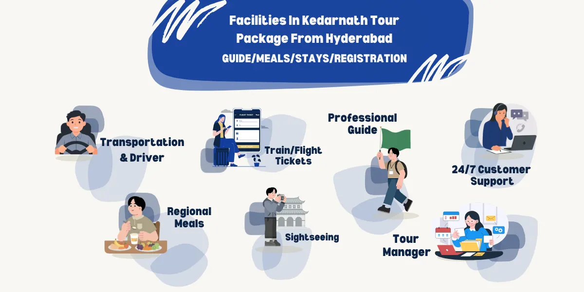 facilities in kedarnath tour package from hyderabad