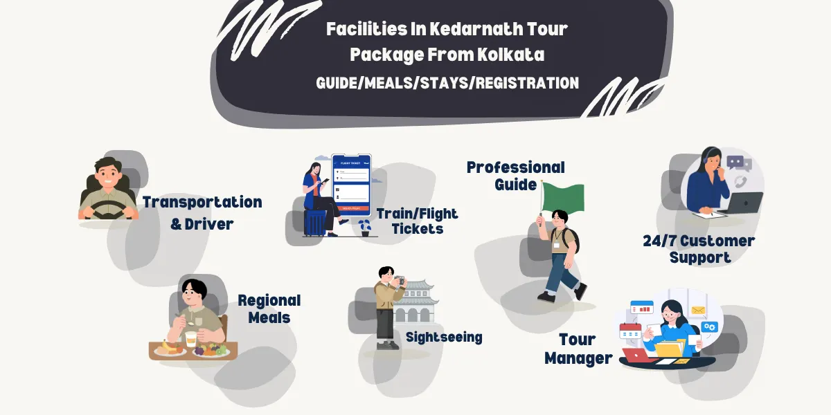 facilities in kolkata to kedarnath package