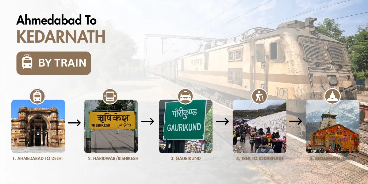 ahmedabad to kedarnath train
