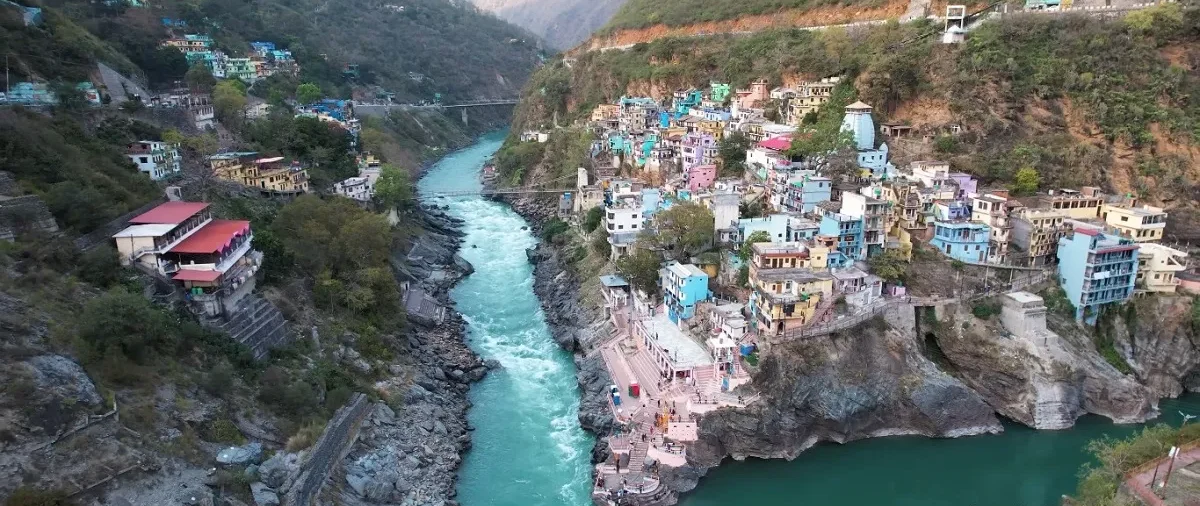 devprayag sangam of alaknanda and bhagirathi origin of ganga river