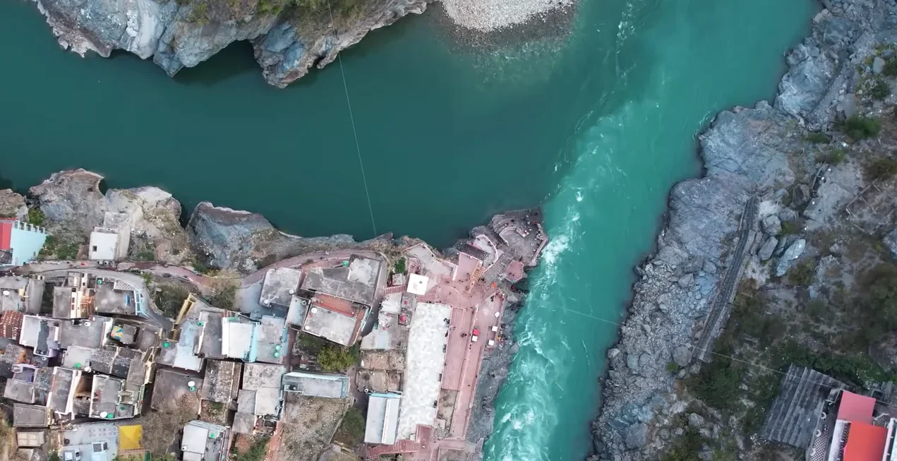 devprayag river name confluence of alaknanda and bhagirathi