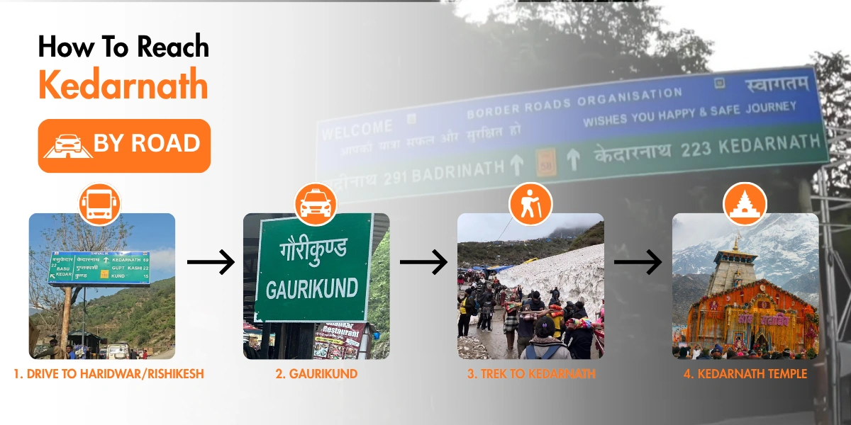 how to reach kedarnath by road