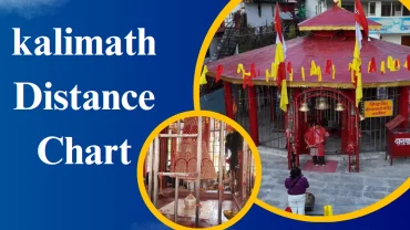 kalimath distance chart from delhi and more