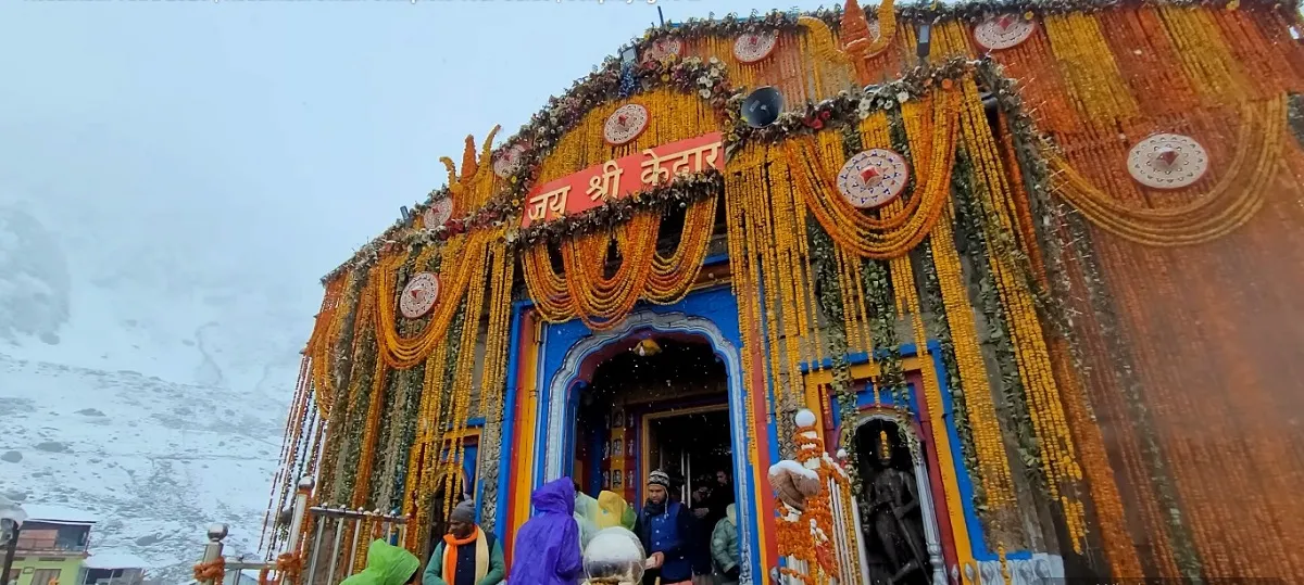 shri kedarnath temple in the kedarnath town of rudraprayag district of uttarakhand