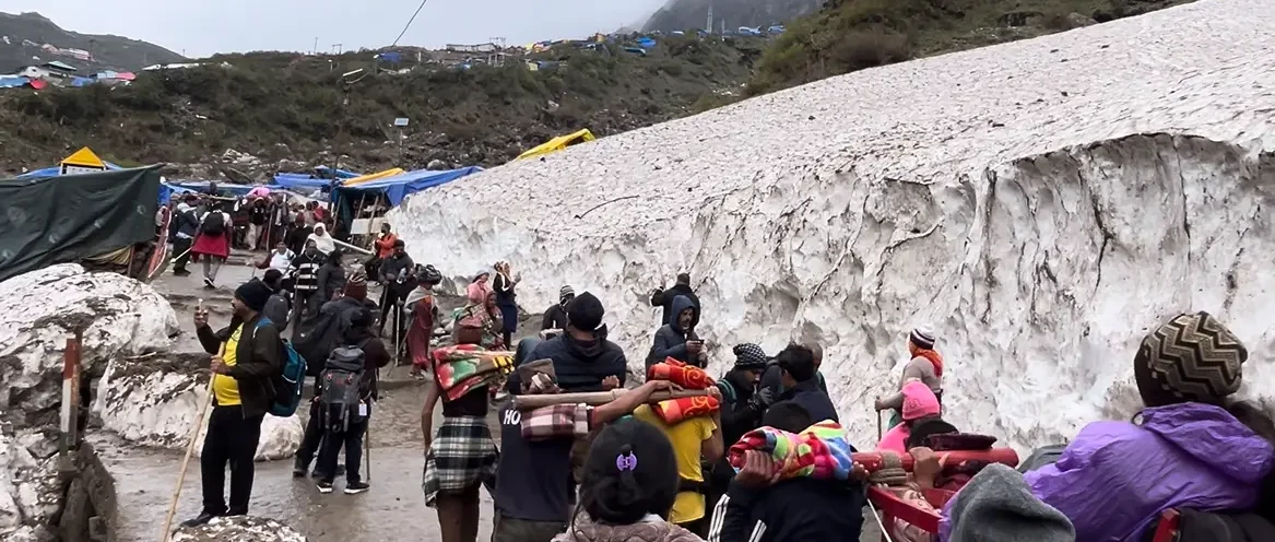 gaurikund to kedarnath trek to the temple route