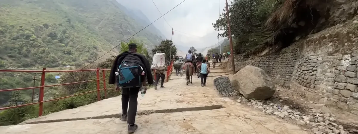 kedarnath trek route from gaurikund to kedarnath temple