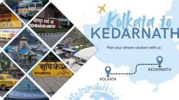 kolkata to kedarnath distance