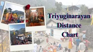triyuginarayan distance chart from major cities and nearby places