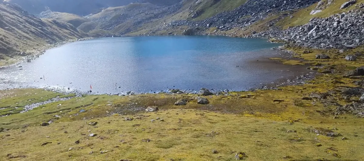 vasuki tal near kedarnath temple in uttarakhand