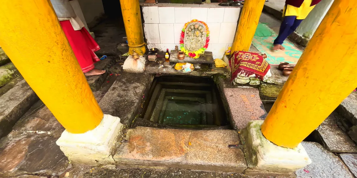 Vishnu Kund dedicated to lord Vishnu located in the premises of triyuginarayan temple.