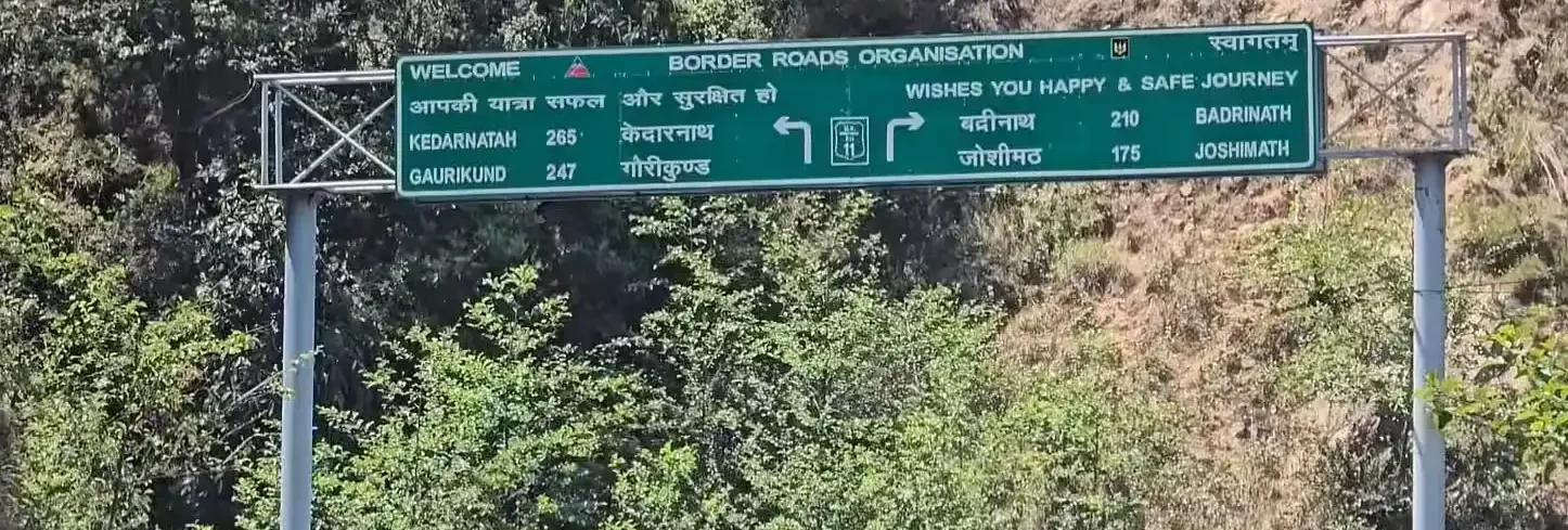 dehradun to kedarnath distance board on road route