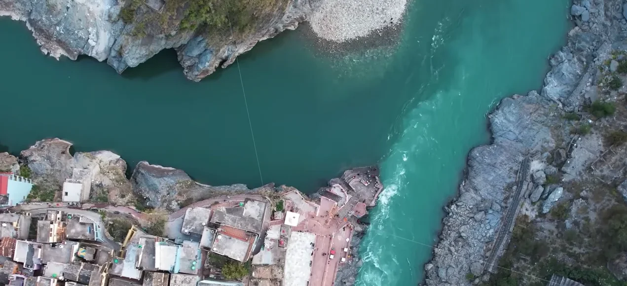 devprayag uttarakhand confluence of alaknanda and bhagirathi rivers