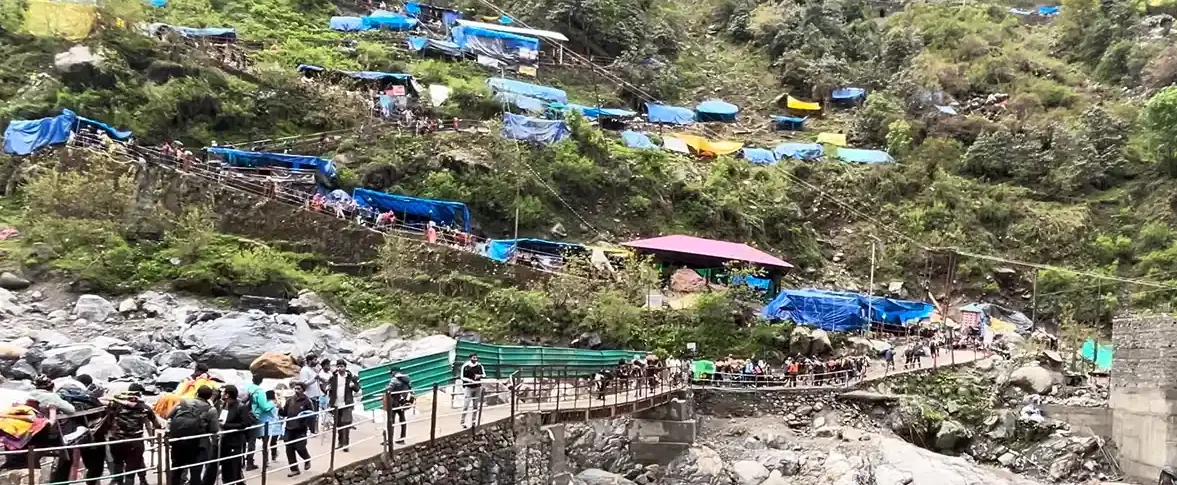 gaurikund to kedarnath temple trek route