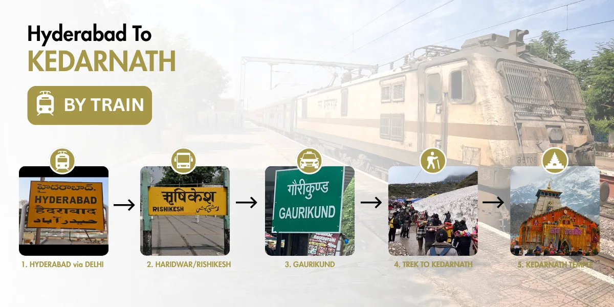 hyderabad to kedarnath train how to reach kedarnath from hyderbad by train