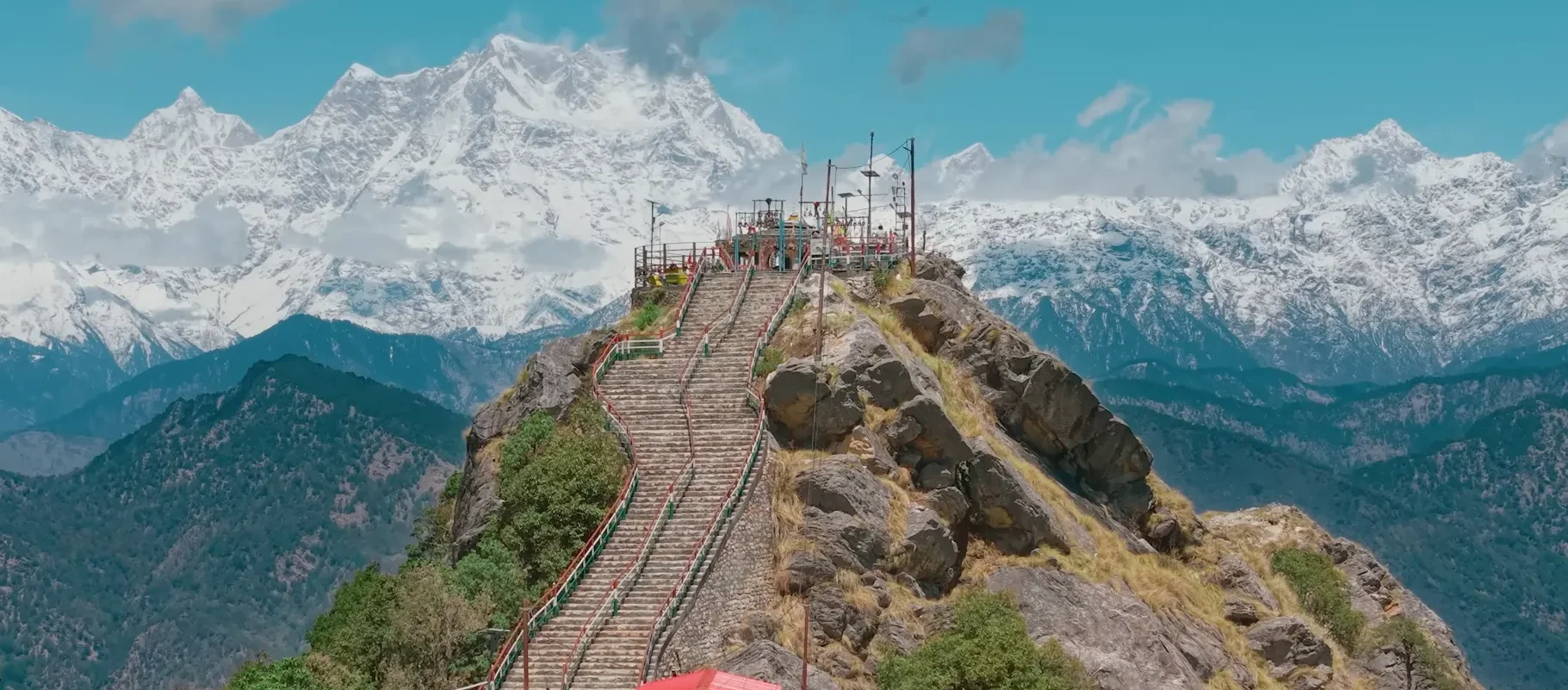kartik swami temple trek route from kanakchauri village