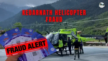 kedarnath helicopter fraud booking