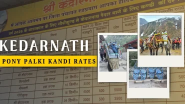 kedarnath palki pony and kandi rates