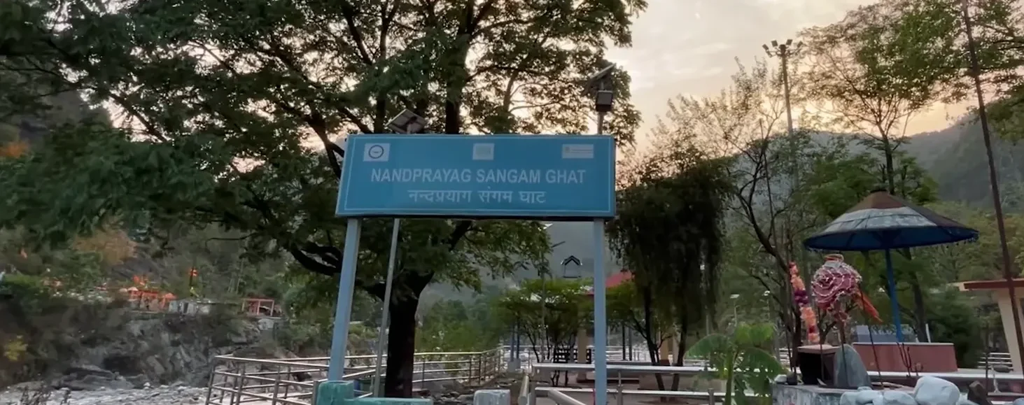 nandprayag sangam ghat where alaknanda meet nandakini river