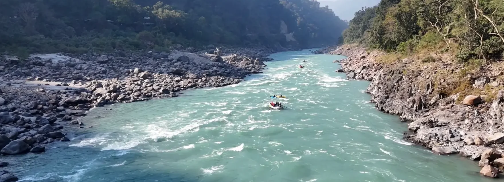 rishikesh river rafting in ganga river
