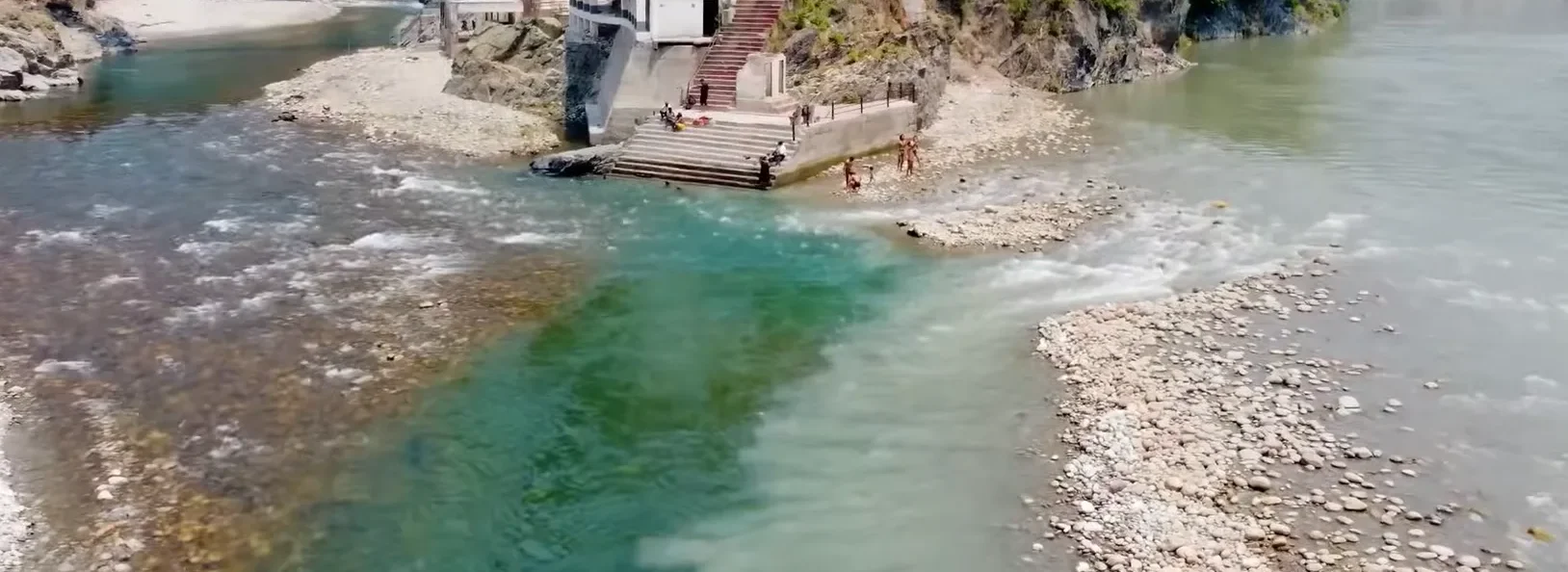 rudraprayag sangam confluence of alaknanda and mandakini rivers