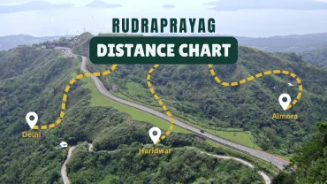 rudraprayag distance chart