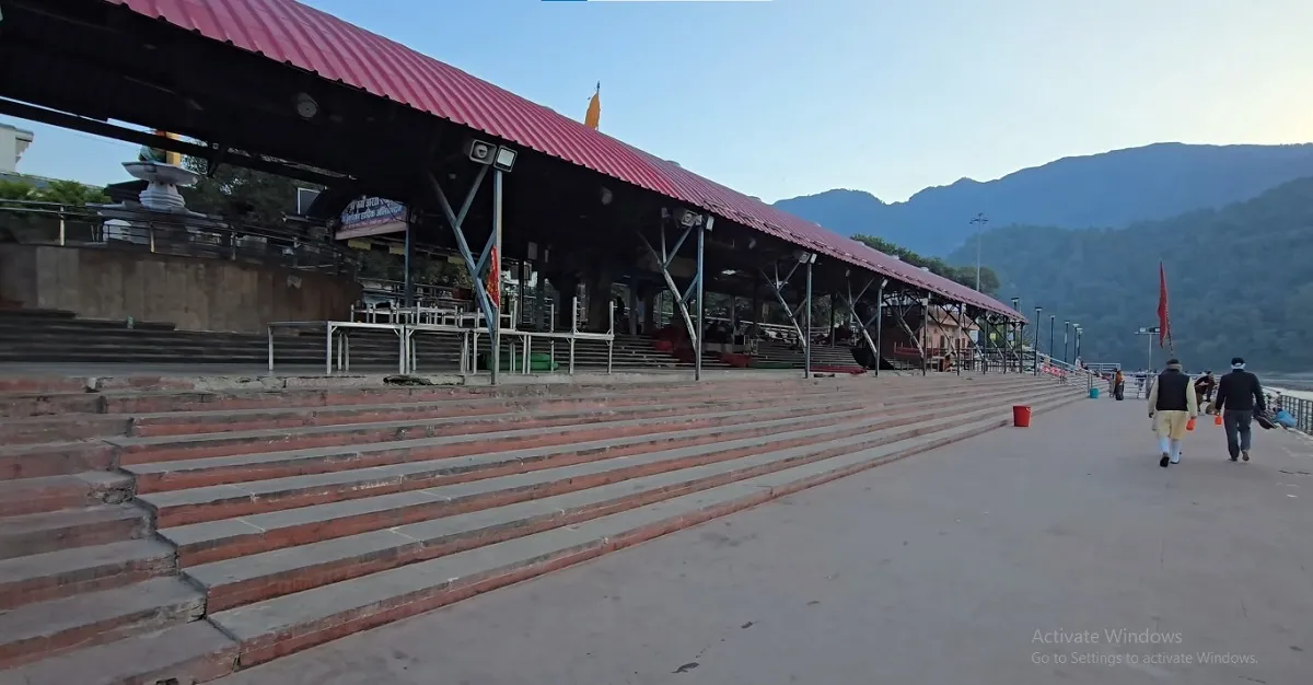 triveni ghat at Rishikesh