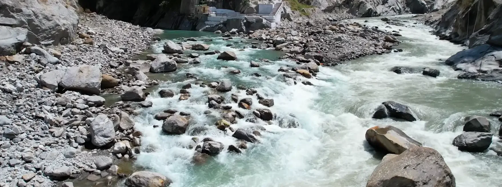 vishnuprayag sangam where alaknanda and dhauliganga meet