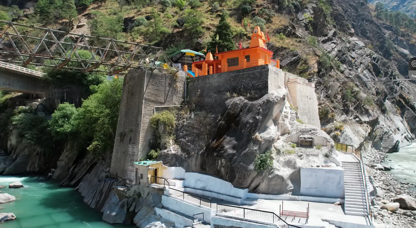 vishnuprayag temple vishnuprayag sangam and vishnuprayag bridge