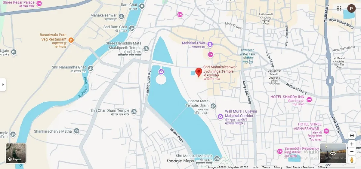 mahakaleshwar map