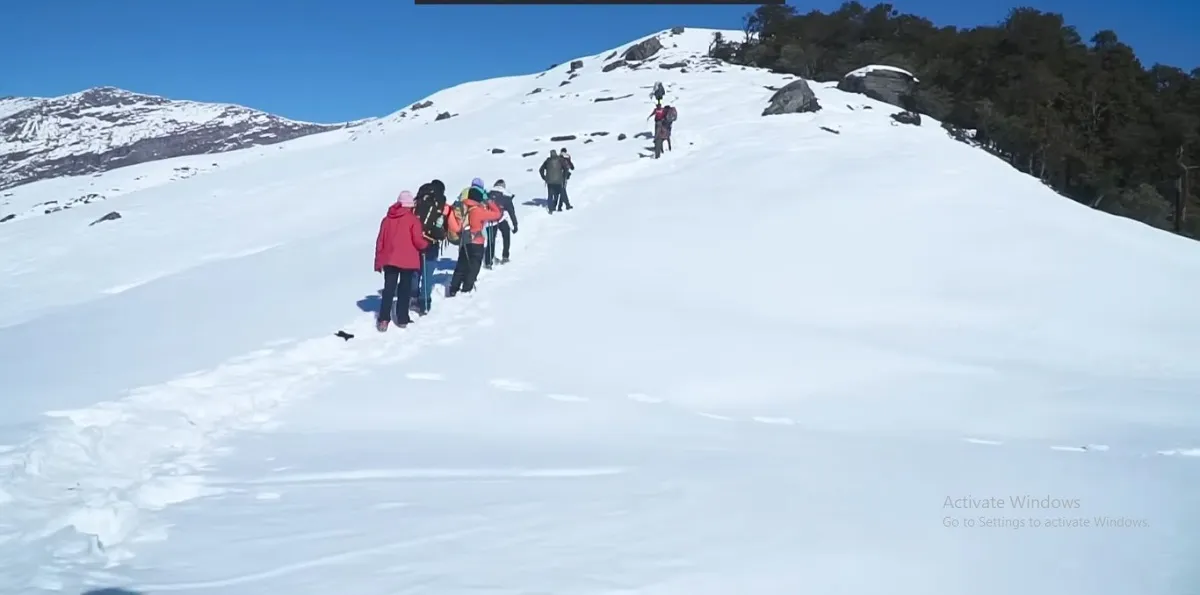 brahmatal winter trek in uttarakhand